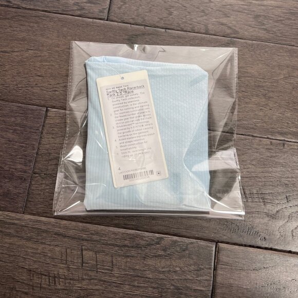 Lululemon NWT Swiftly Tech Racerback Tank Top 2.0 *Race Length Powder Blue - Picture 13 of 13